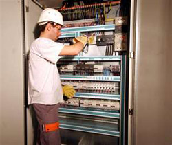 électricité machine outil